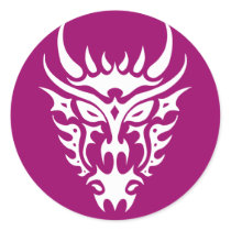 Tribal Dragon stickers by WildWitch Tribal Dragon stickers
