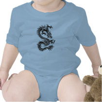 tribal dragon . t-shirts