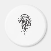 Tribal Eagle Refrigerator Magnet