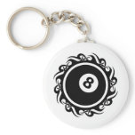 tribal eightball keychains