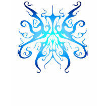 Tribal Elegance - Blue Hue t-shirts by FlowstoneGraphics Tribal Elegance - Blue Hue t-shirts
