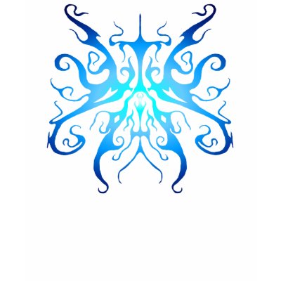 Tribal Elegance Tattoo - Blue Hue by Travis L. Lagasse and Flowstone Graphicslt;embed wmodequot;transparentquot;