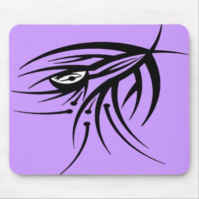 Tribal Eye Tattoo Mouse Pad by TattooTeez