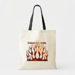 Tribal FF Flames Tote Bag