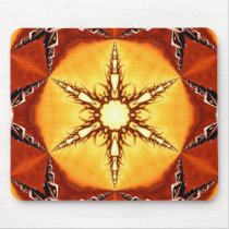 Tribal Fire Star mousepads