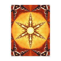 Tribal Fire Star postcards