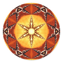 Tribal Fire Star stickers