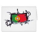 Tribal Flag Portugal Card by PauloRodrigues Tribal Flag Portugal Card
