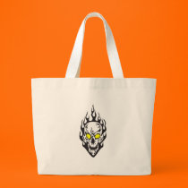 tribal flames skull bags