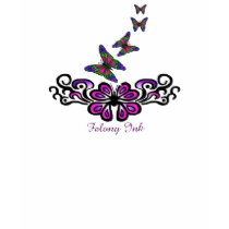 Tribal Flower t-shirts by felonyinktats Tribal Flower t-shirts