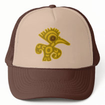 Tribal Folk Art :Bird hats by anamika11 Tribal Folk Art :Bird hats