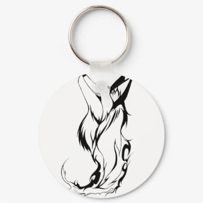 Tribal Fox Tattoo Design Key Chain by MoD_Store Tribal Fox Tattoo Design Key Chain by MoD_Store