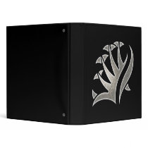 Tribal Frond Dark Avery Binder