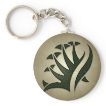 Tribal Frond Keychain keychains