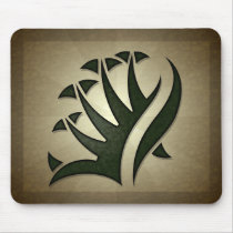 Tribal Frond Mousepad mousepads