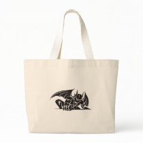 tribal gargoyle design bags