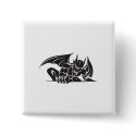 tribal gargoyle design buttons