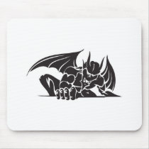 tribal gargoyle design mouse pads