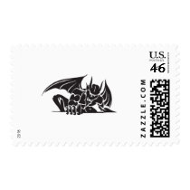 tribal gargoyle design postage