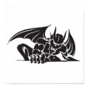 tribal gargoyle design posters by doonidesigns tribal gargoyle design posters