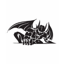 tribal gargoyle design t-shirts