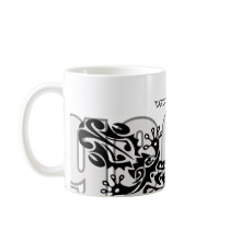 Tribal Gecko  mug mugs