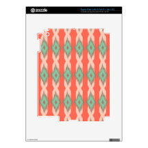 Tribal geometric diamond stripes Aztec pattern Skin For iPad 3