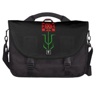 tribal geometric ethnic art laptop commuter bag