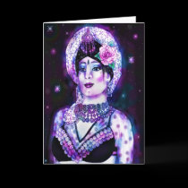 Tribal Goddess Greeting Card by MysticDanceCompany Tribal Goddess Greeting Card