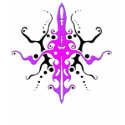 Tribal Goddess - pink purple t-shirts