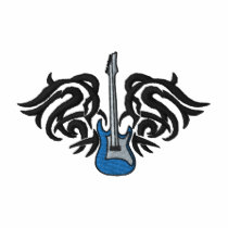 Tribal Guitar embroidered shirts