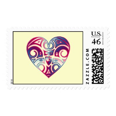 Tribal Heart 2 Postage