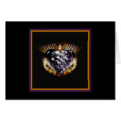 - Tribal Digital Heart Card is Fully Customizable!  Great for Valentines and everday: Sizes 