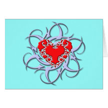 tribal heart card