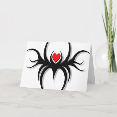 tribal heart chest cards by