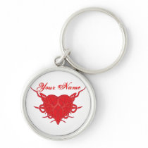 Tribal Heart Keychain keychains