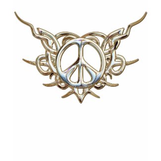 Tribal Heart Peace_2 T-Shirt shirt