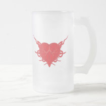 Tribal Heart Tattoo mugs