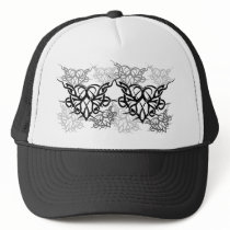 Tribal Hearts Hat by Method77 Tribal Hearts Hat