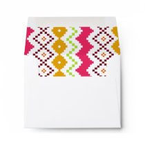 Tribal Inspired Pattern Notecard Envelope
