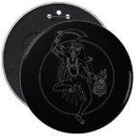 Tribal Kali Button - black buttons