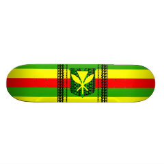 Tribal Kanaka Maoli Flag Skateboard Deck