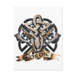 Tribal Knot viking A Postcards