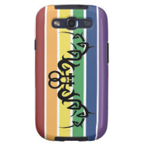 Tribal Lesbian Rainbow Samsung Galaxy S3 Case casemate cases