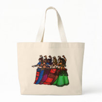 Tribal Line belly dance tote bag