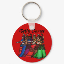 Tribal Line Belly Dancer Keychain