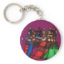 Tribal Line Belly Dancers Key Chain
