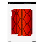 Tribal Lines Red Skin For iPad 2