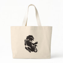 Tribal Lion Tattoo Design bags