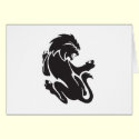 Tribal Lion Tattoo Design cards by doonidesigns Tribal Lion Tattoo Design cards